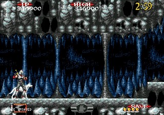 une photo d'Ã©cran de Shadow Dancer - The Secret of Shinobi sur Sega Megadrive